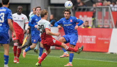 Duel bij FC Utrecht-FC Twente.