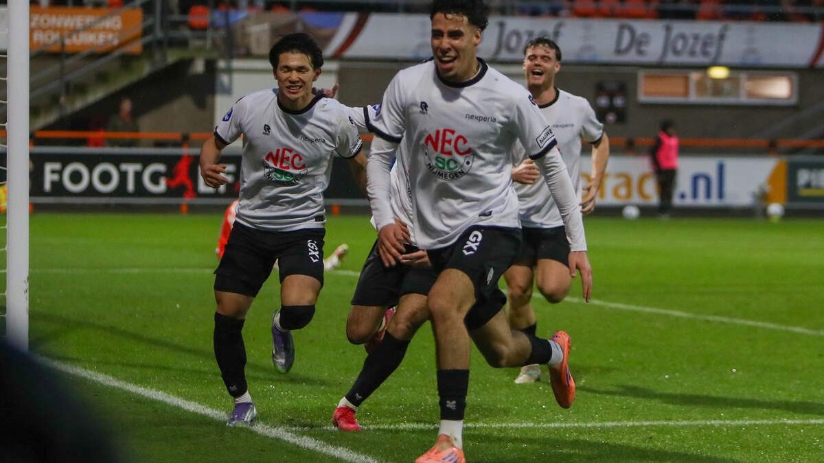 Kento Shiogai heeft het winnende doelpunt gemaakt voor NEC.