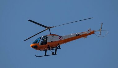Dodelijk ongeluk tussen twee helikopters