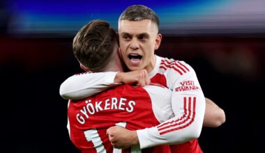 Arsenal maakt enorm statement en schakelt Aston Villa uit in titelstrijd