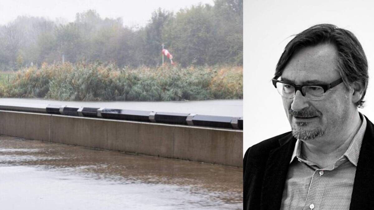 Duitse kunstenaar maakt sculptuur voor ziekenhuisvijver