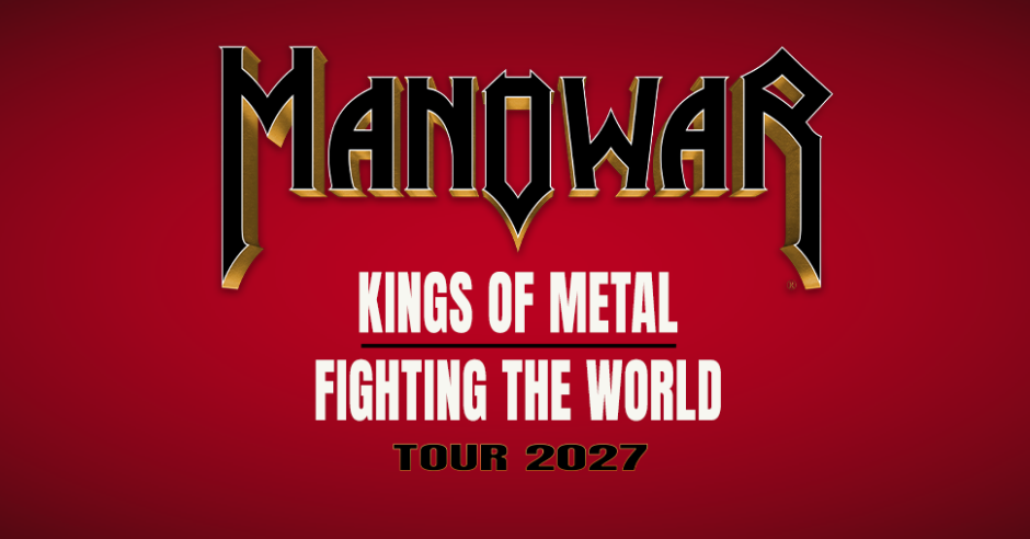 Manowar in 2027 voor het eerst in 25 jaar terug in België voor exclusieve Benelux-show