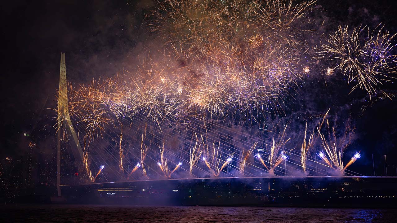 Nationaal Vuurwerk Erasmusbrug