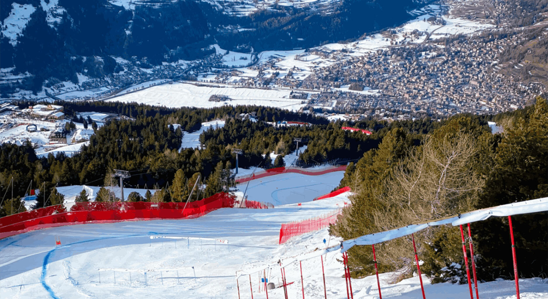 skiën op de locaties van de Winterspelen
