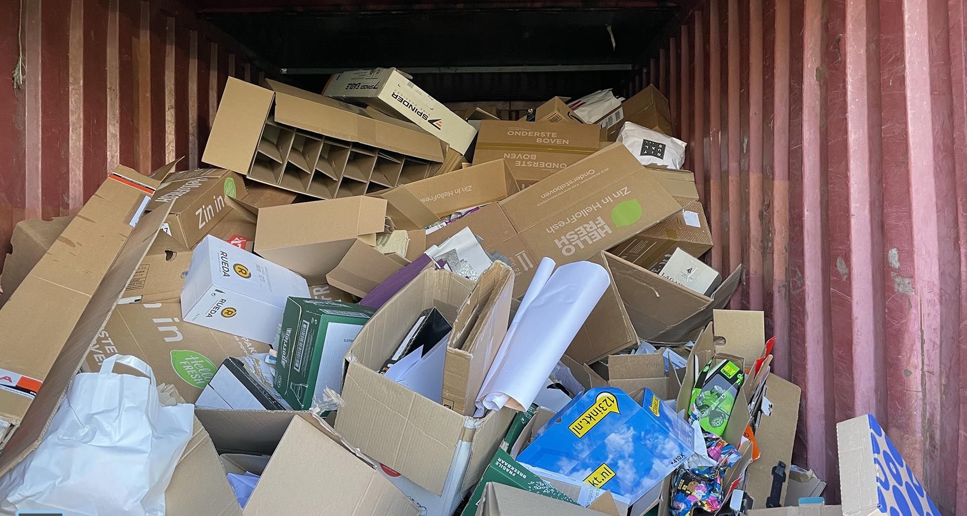 Oud papier regeling binnenstad