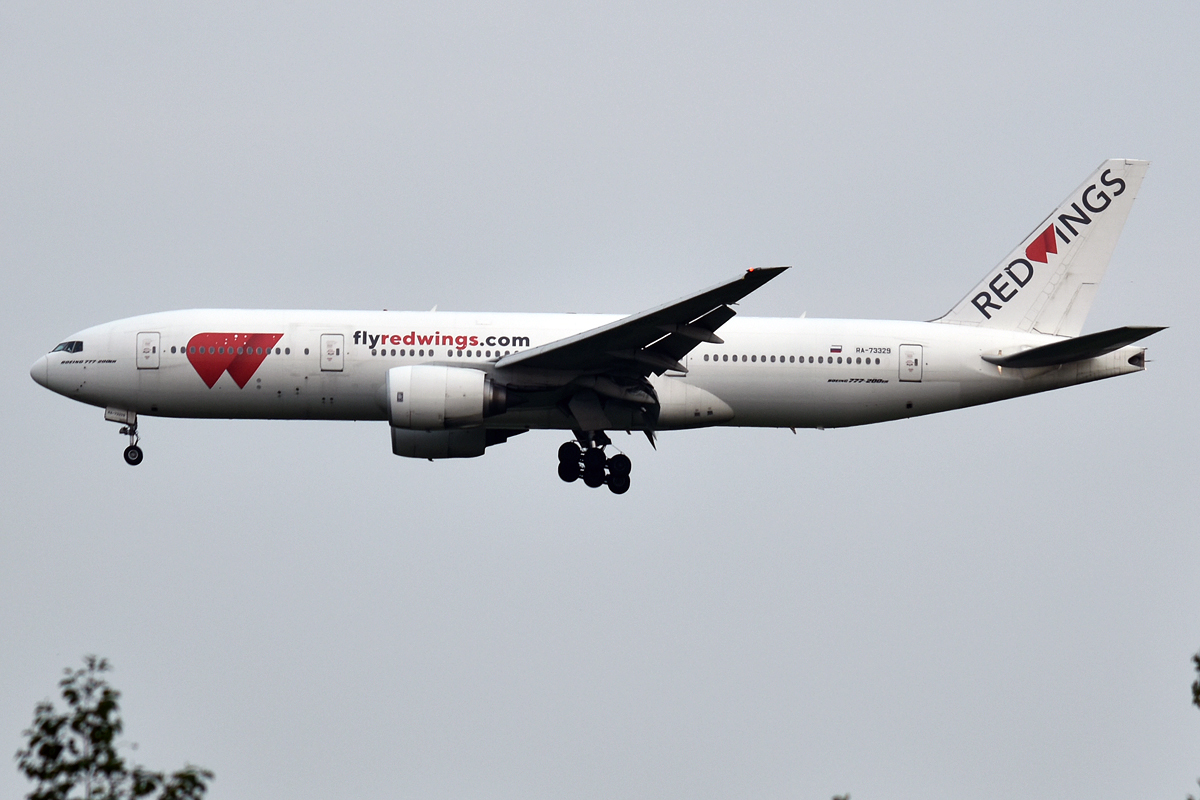 Russische 777 in de problemen boven Moskou