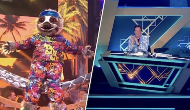 Carlo Boszhard duikt onder desk van schaamte na onthulling in The Masked Singer