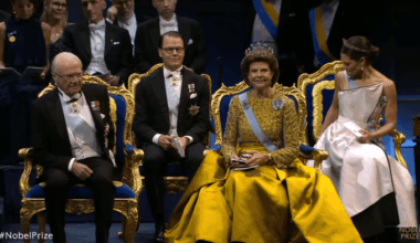Glitter en glamour bij Nobelprijsuitreiking in Zweden