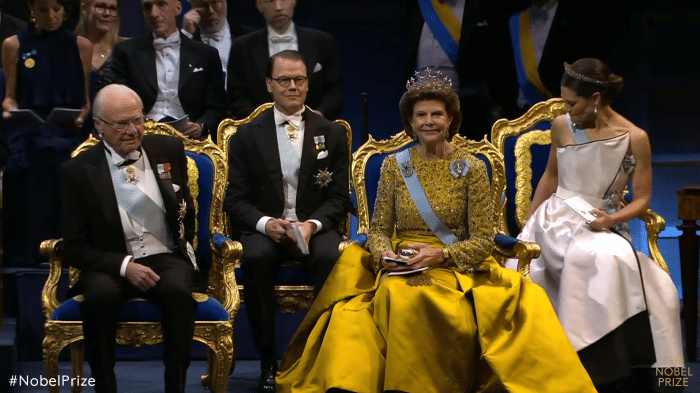 Glitter en glamour bij Nobelprijsuitreiking in Zweden