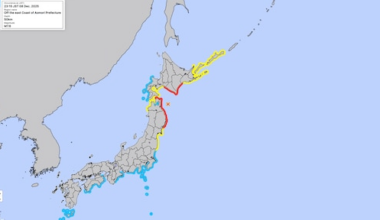 Zware aardbeving ten oosten van Japan, tsunamiwaarschuwing afgegeven