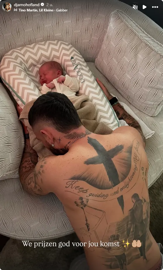 Bron: Djarno Hofland op Instagram. 