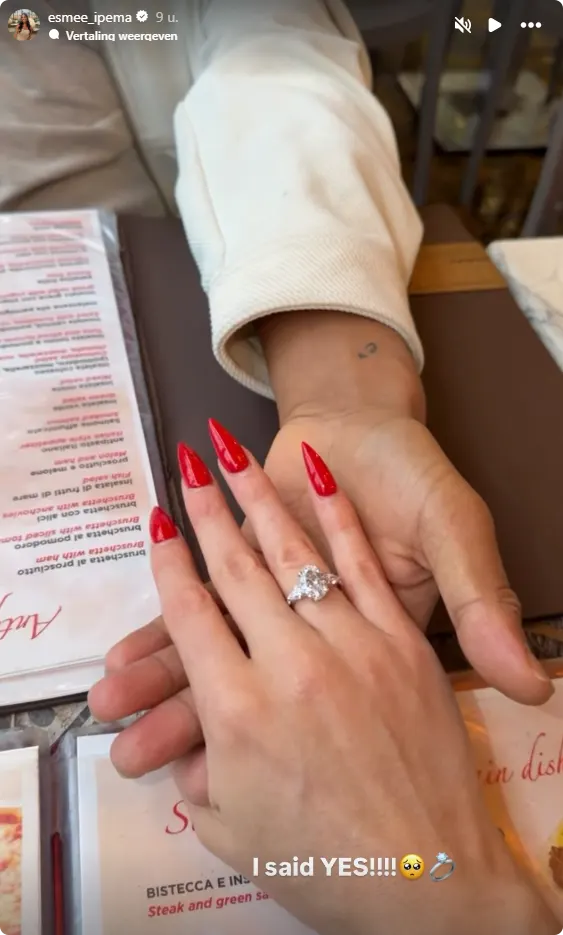 Bron: Instagram Esmee Ipema