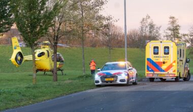 Fietser gewond na frontale botsing met scooter in Hardinxveld-Giessendam