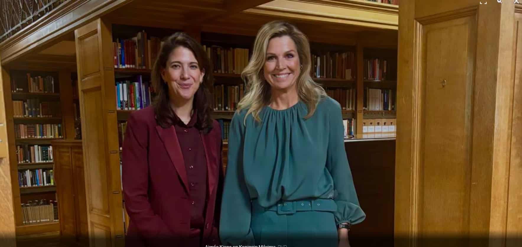 Máxima poseert voor interview Volkskrant Magazine