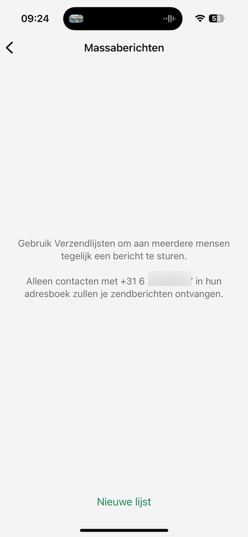 Instructiefoto: Nieuwe lijst