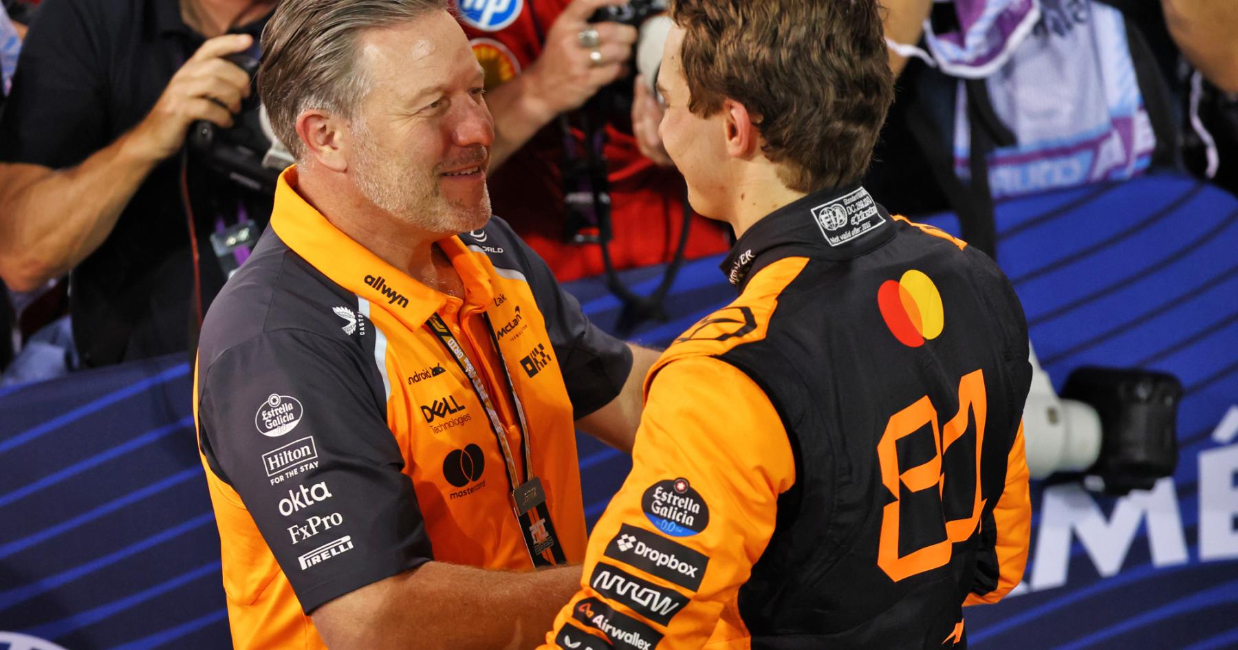 Brown stapt direct naar Piastri voor excuses McLaren