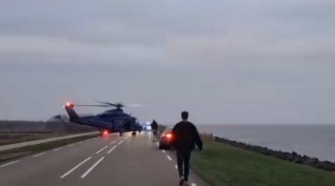 Politiehelikopter beëindigt achtervolging, verdachte zwaar onder invloed aangehouden
