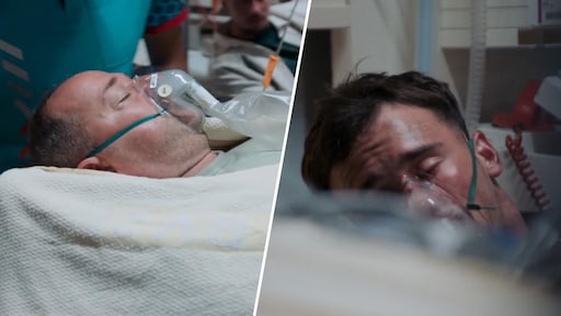 Luuk Bos en Troj Veerman overleven ternauwernood brand in de loods