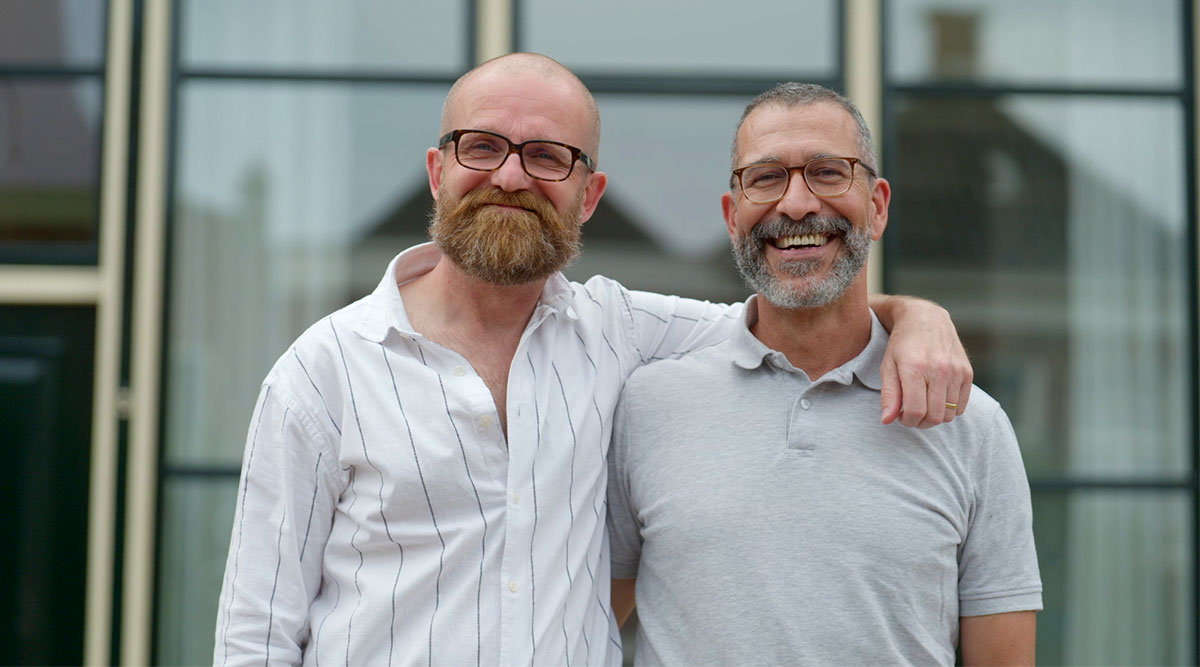 Sieb en Francesco uit Bed & Breakfast.