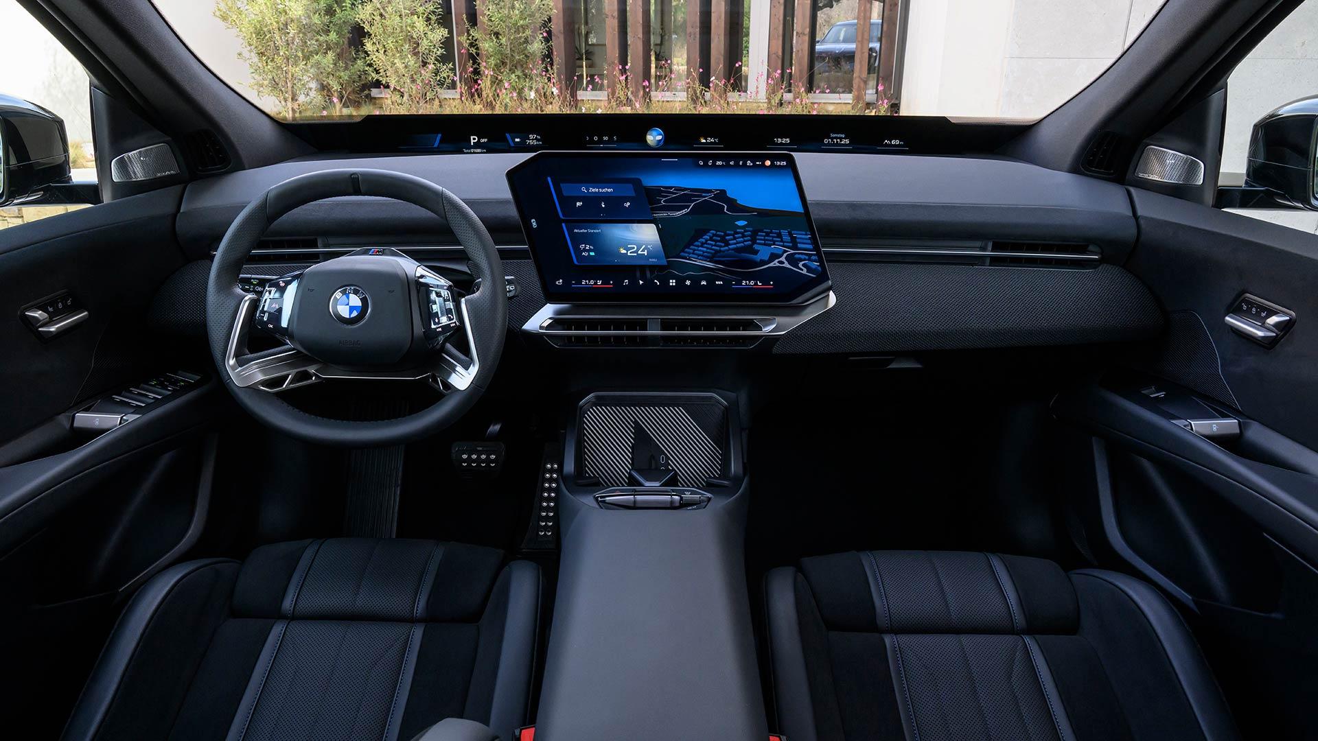 BMW iX3 50 xDrive M Sport Pro 2025 review: interieur dashboard