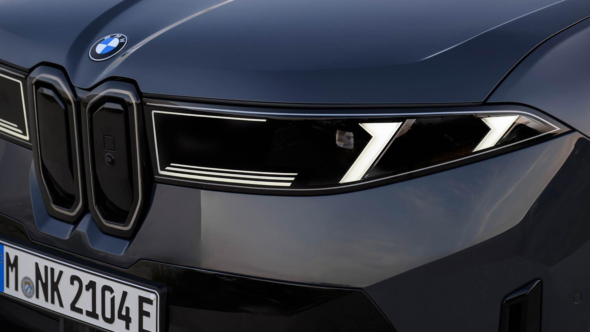 BMW iX3 50 xDrive M Sport Pro 2025 review: detail koplamp DRL led