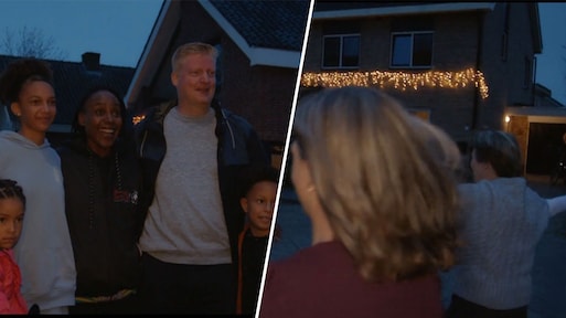 na negen jaar weer in de armen van zijn familie