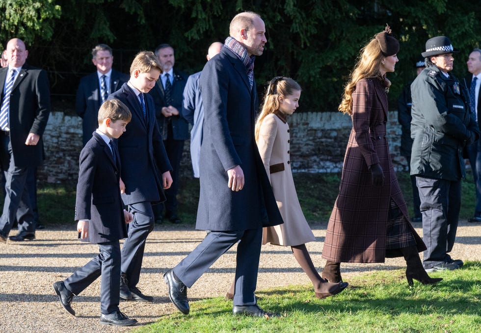 The British Royal Family Attend The Christmas Morning Service