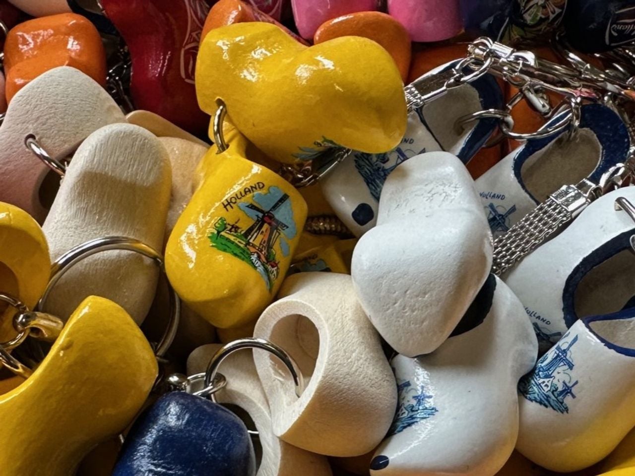 Klompjes sleutelhangers.