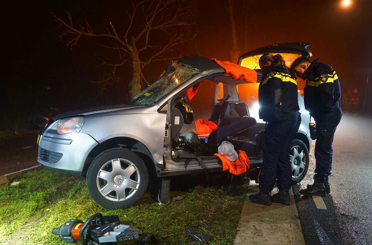 Bij het ongeluk in Schijndel was geen ander verkeer betrokken (foto: Bart Meesters/Persbureau Heitink).