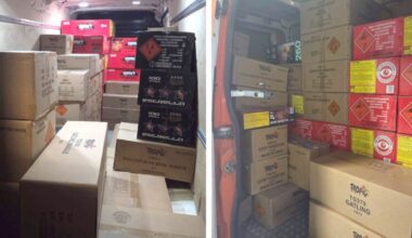 Aanhouding voor bezit van 4000 kilo illegaal vuurwerk | Gewapende overval op supermarkt