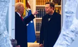 Trump en Musk in discussie afgelopen maart.