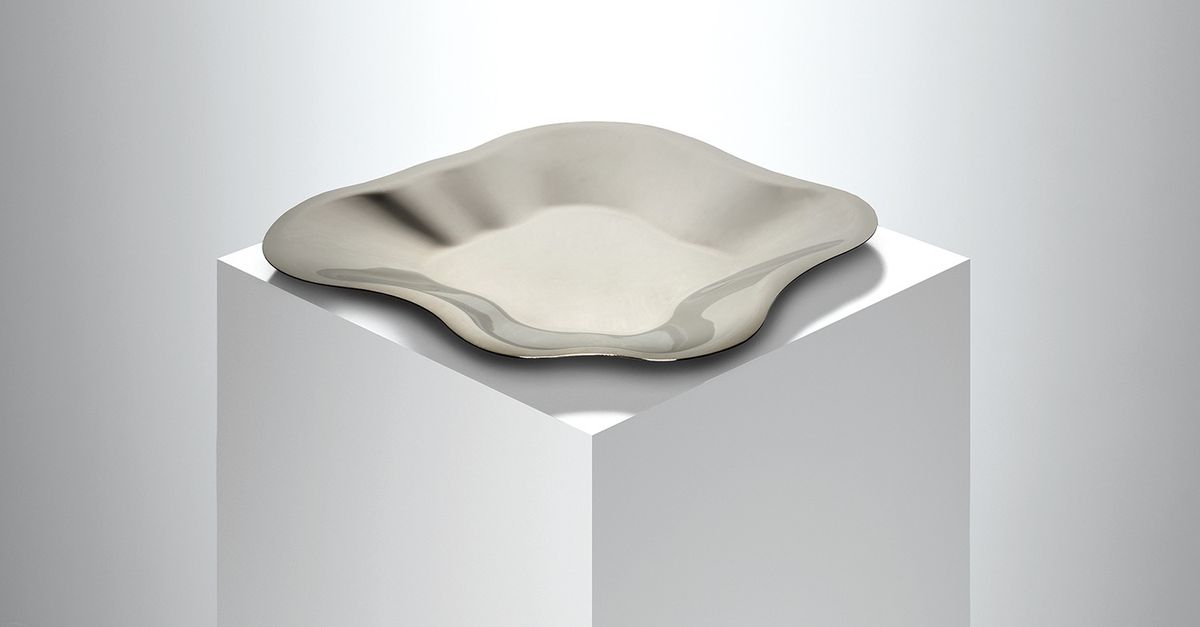 Winnen: deze golvende fruitschaal van Alvar Aalto