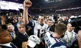 Tom Brady, hier in 2015, won zeven keer de Super Bowl in 22 seizoenen National Football League. Hij noteerde de meeste touchdownpasses ooit (624) en gooide de meeste yards ooit (84.520)
