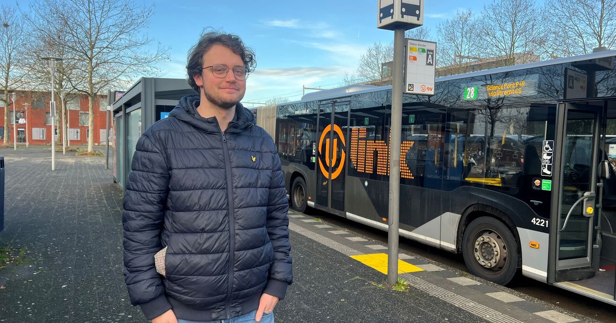 3000 inwoners van Utrecht hebben geen buslijn meer, onnodig volgens student Jasper