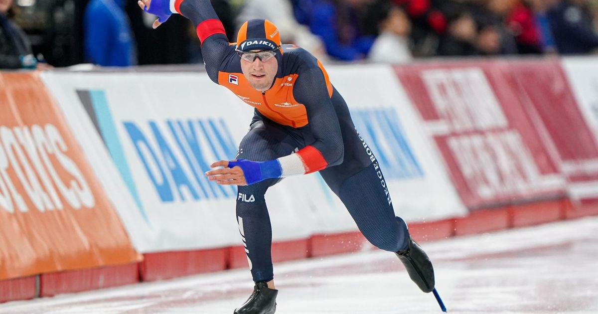 De Boo raakt ook Thialf-baanrecord 500 meter kwijt, maar pakt wel goud op teamsprint