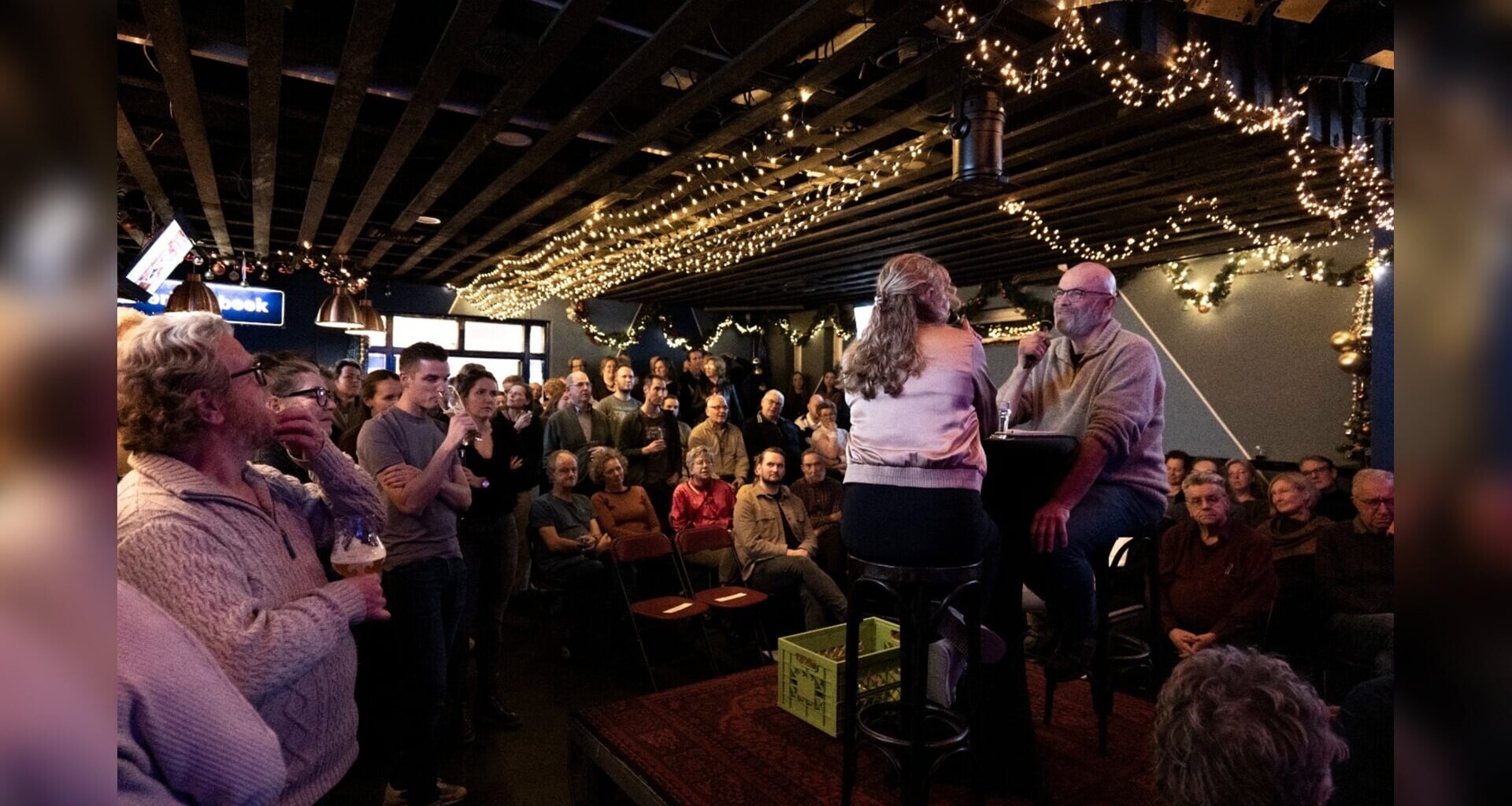 Succesvolle editie talkshow Uut Ut Köpke van Jeu in Gryphus: ‘Alles klopte deze avond’