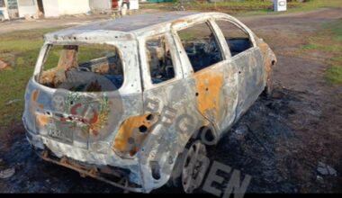 Voertuig in brand tijdens bezoek aan ex-vrouw in Wanica