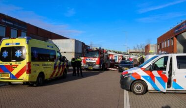 Vijf gewonden na explosie bij autobedrijf