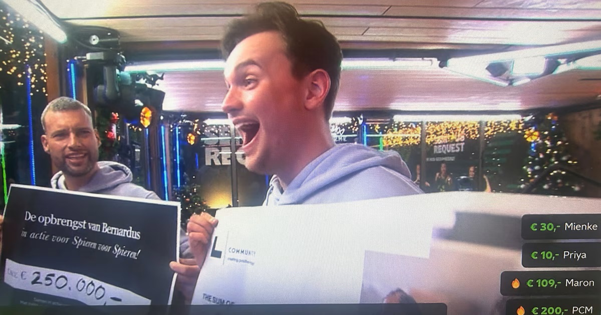 Bernardus Golf doet megagift voor Serious Request Spieren voor spieren • Golf.nl