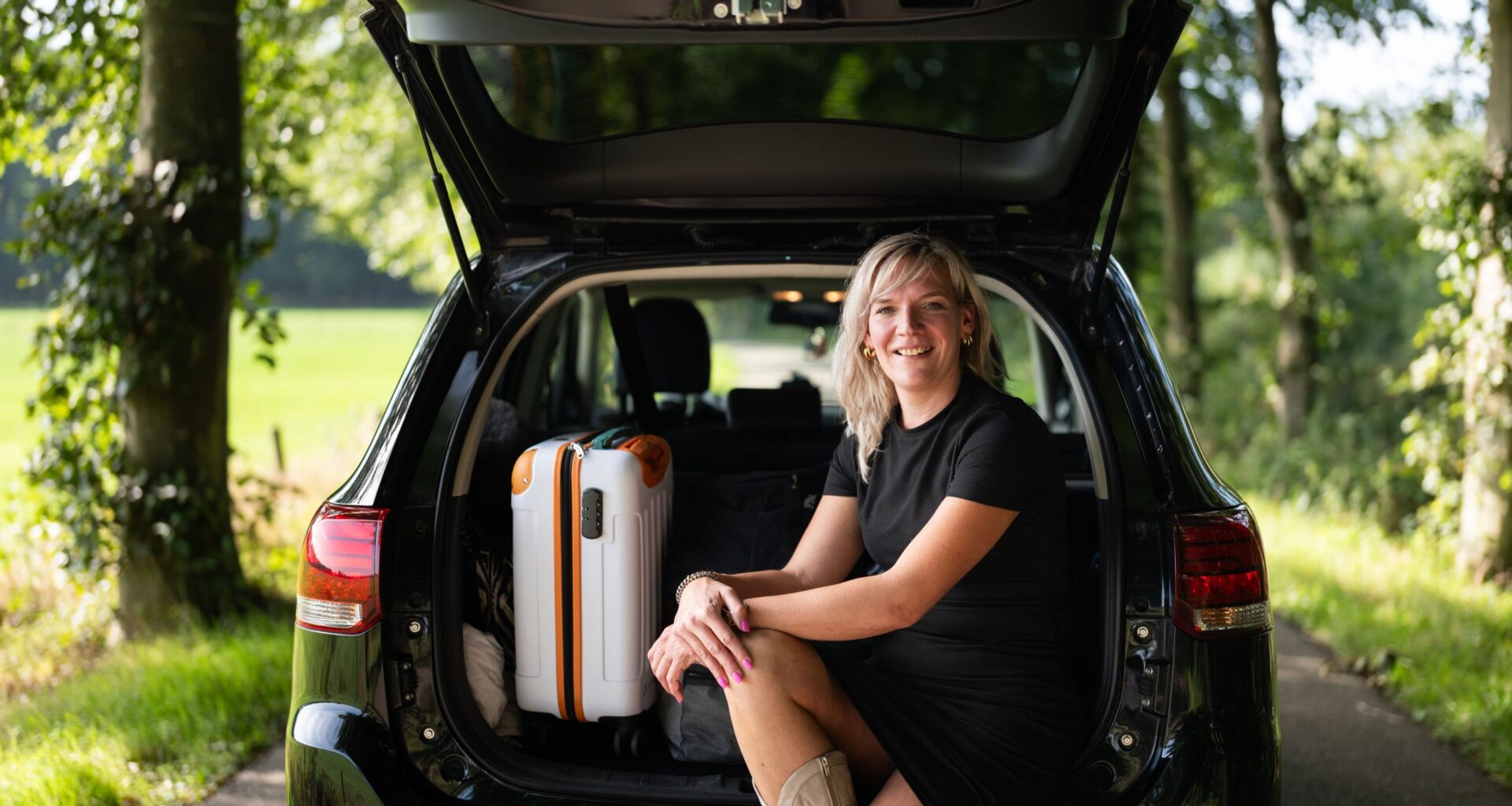 Lidian (39) woont in de weken zonder haar kinderen in haar auto