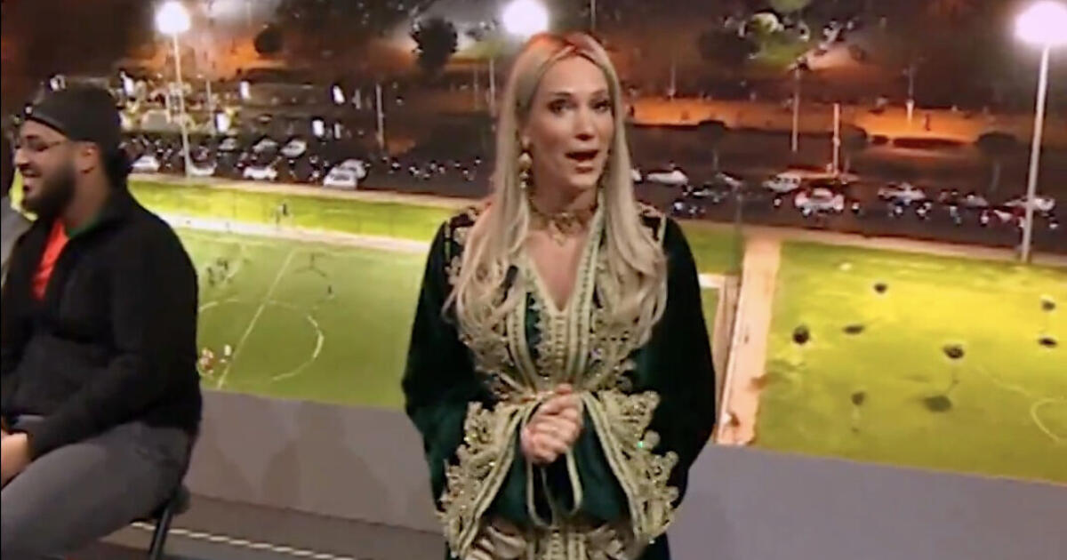 Hendriks schittert in Marokkaanse jurk en…