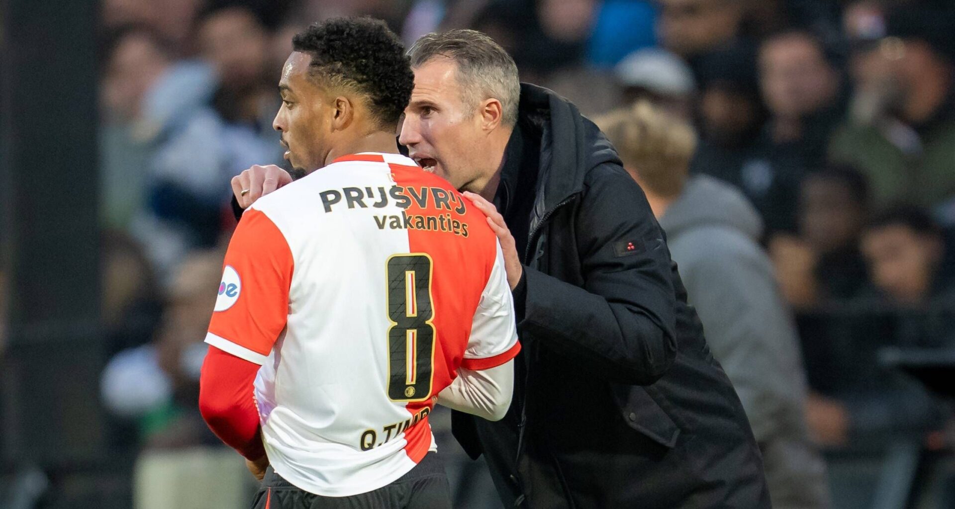 Quinten Timber krijgt vlak voor aftrap uiterst pijnlijk signaal van Van Persie