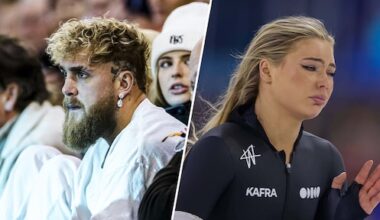 Jake Paul 'in shock' na pijnlijke val Jutta Leerdam: 'Mijn hart is gebroken'