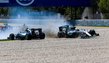 Rosberg en Hamilton deelden rekening na crash in Spanje: “360.000 euro”