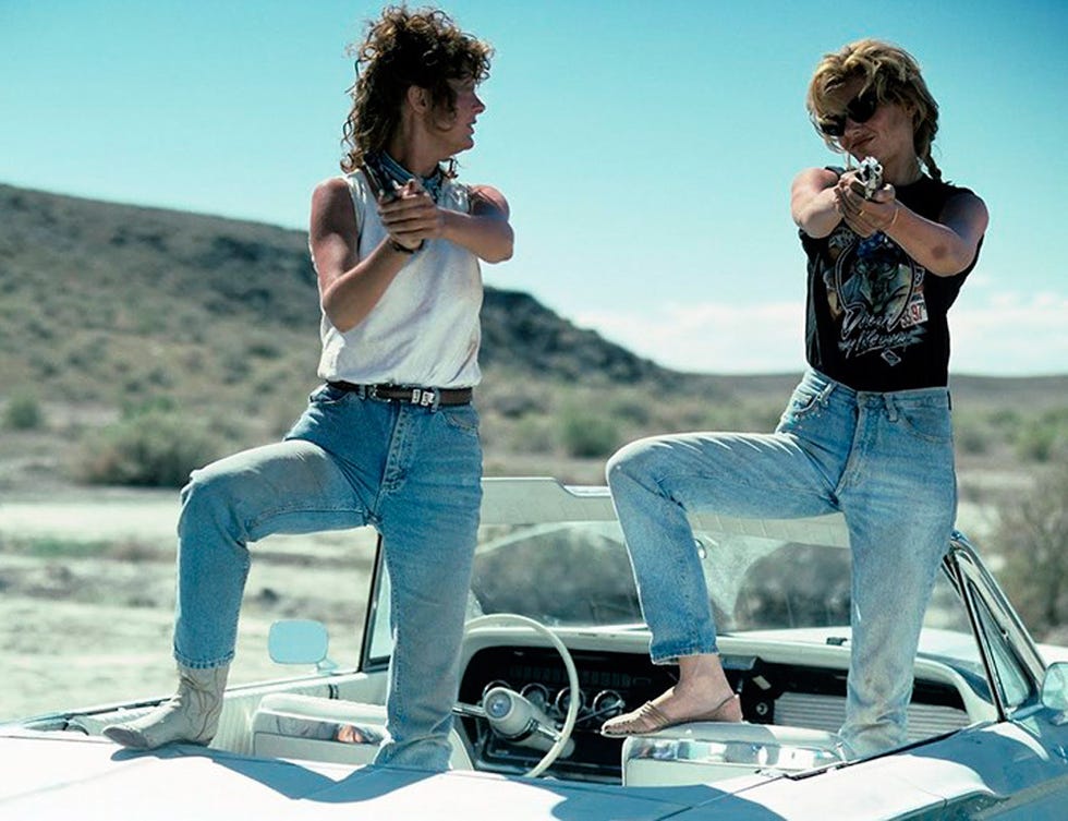<p>thelma y louise, la historia definitiva sobre la amistad femenina, y los pantalones de mamá sexy.</p><p></p>