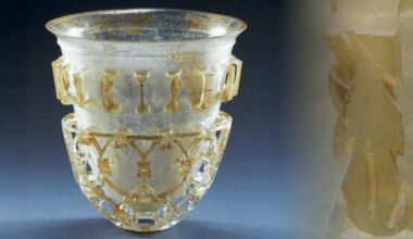 Romeinse glaskunst bevat logo’s van de oudheid