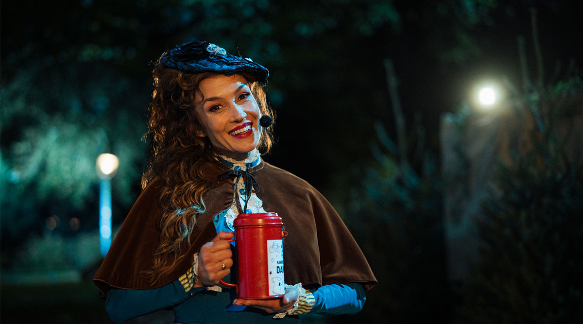 Katja Schuurman in Scrooge Live vanuit Arnhem.