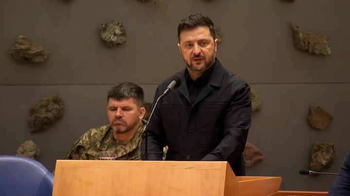 Zelensky spreekt Kamer toe: 'Rusland kiest voor conflict in plaats van vrede'