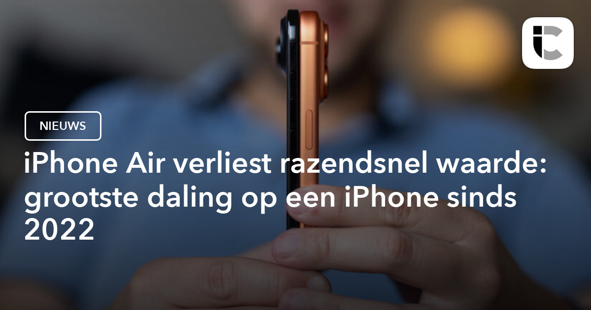 iPhone Air keldert in doorverkoopwaarde – deze iPhone blijft wel waardevast