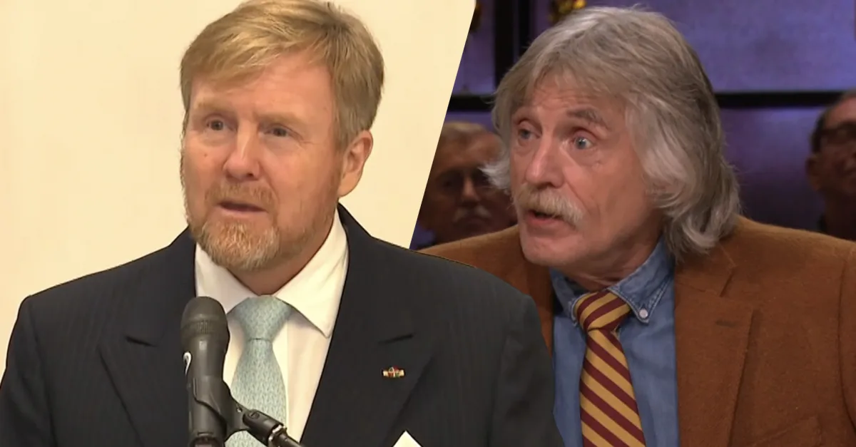 Vandaag Inside-tafel ziet koning Willem-Alexander zich opnieuw verspreken: 'Wat zegt hij nou?!'